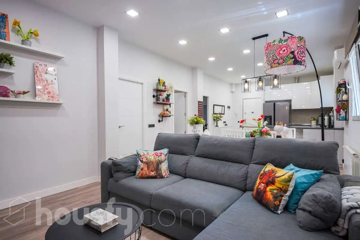 Sala de estar de Piso en venta en Madrid con Aire acondicionado, Calefacción y Amueblado