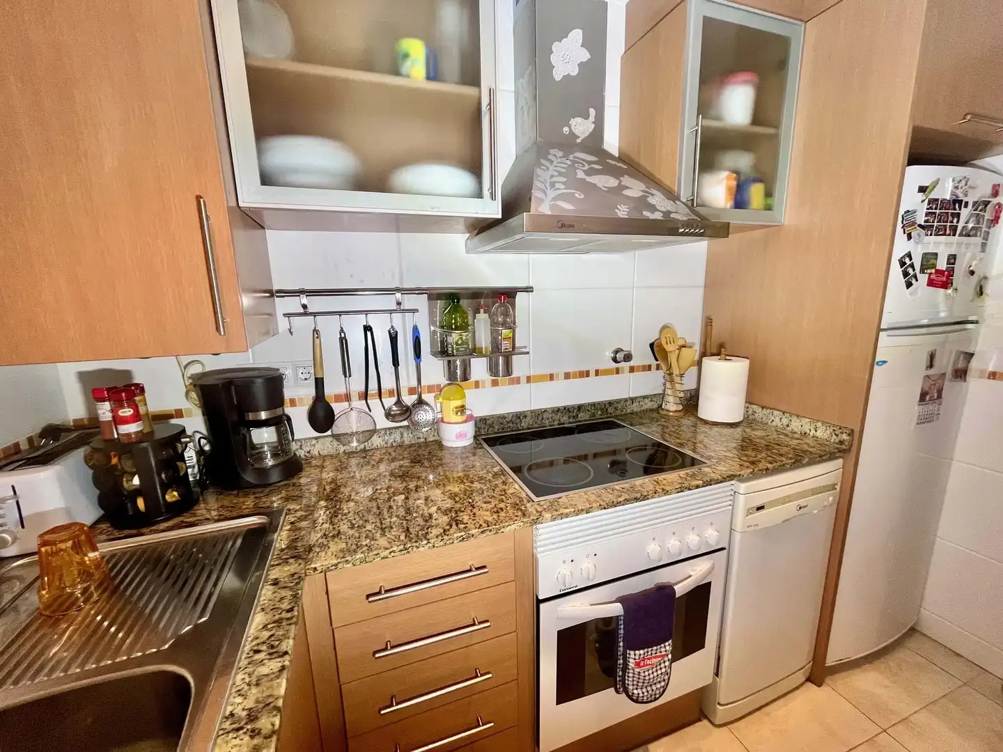 Kitchen of Flat for sale in Oropesa del Mar / Orpesa  with Air Conditioner, Heating and Terrace