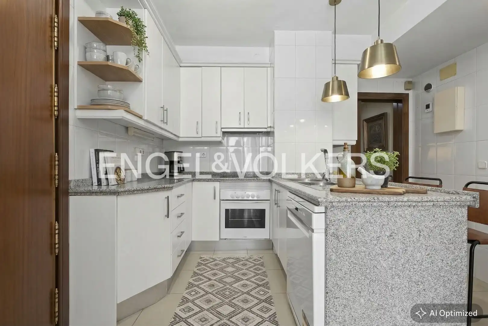 Kitchen of Flat for sale in Sevilla  with Air Conditioner, Heating and Balcony