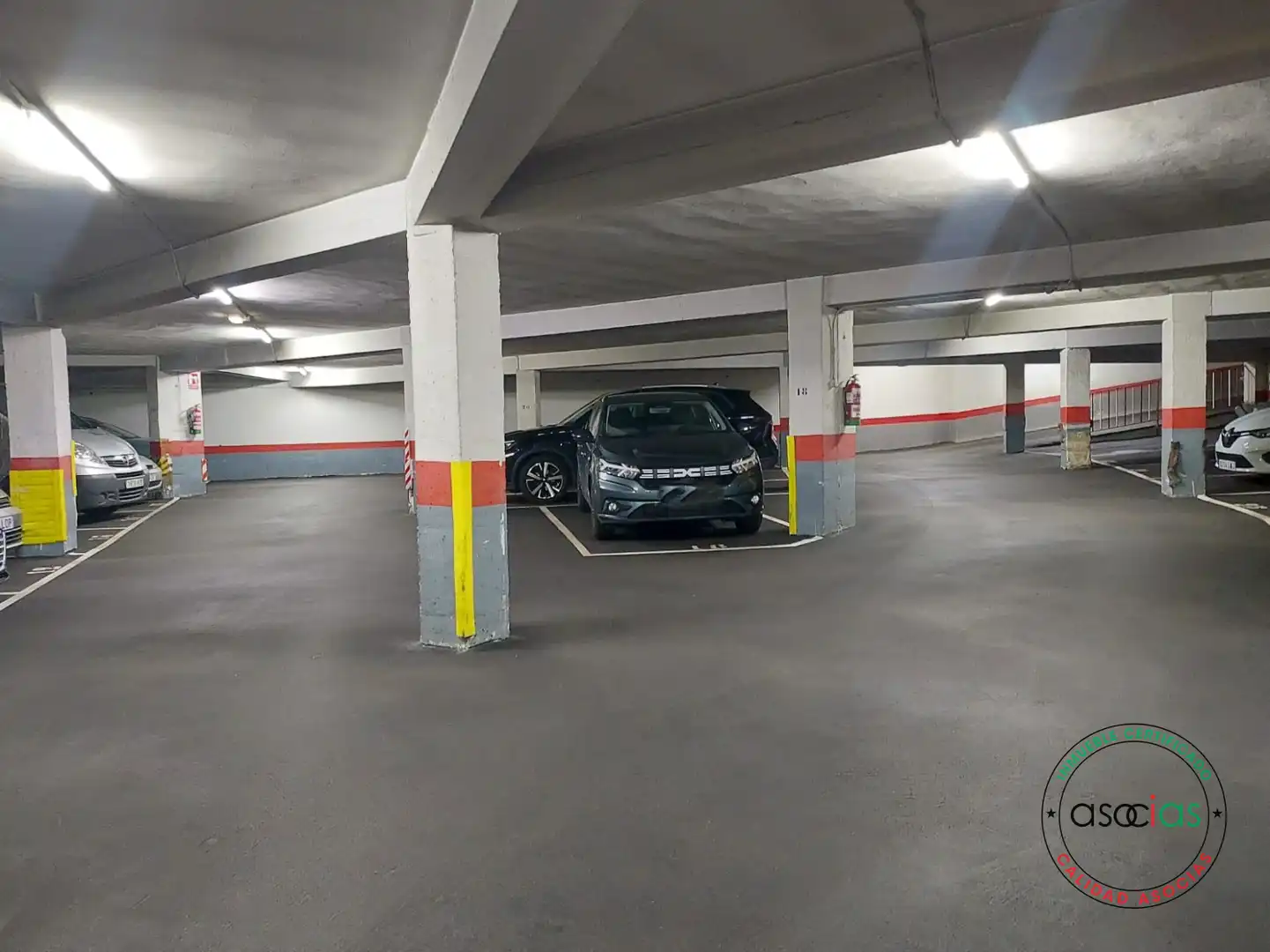 Parking of Flat for sale in Gijón   with Heating, Private garden and Storage room