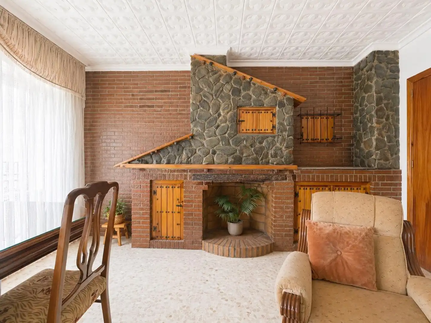 Sala de estar de Finca rústica en venta en Píñar con Terraza
