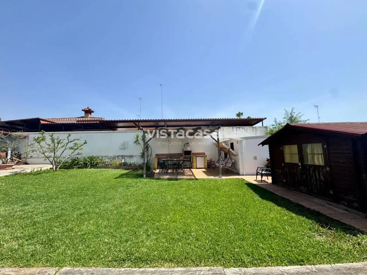 Jardín de Casa o chalet en venta en Mairena del Alcor con Aire acondicionado, Calefacción y Jardín privado