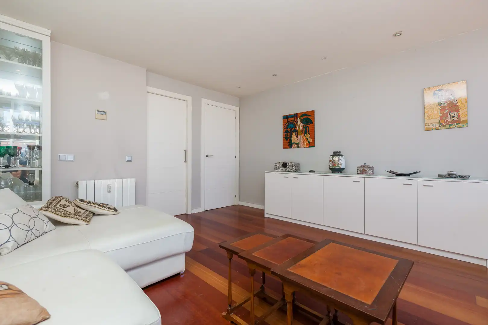 Wohnzimmer von Dachboden zum Verkauf in Barcelona mit Klimaanlage, Terrasse und Abstellraum