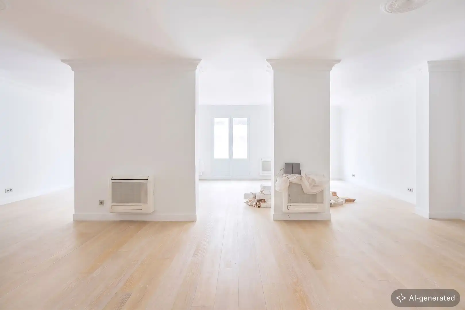 Living room of Flat for sale in Madrid  with Air Conditioner, Heating and Balcony
