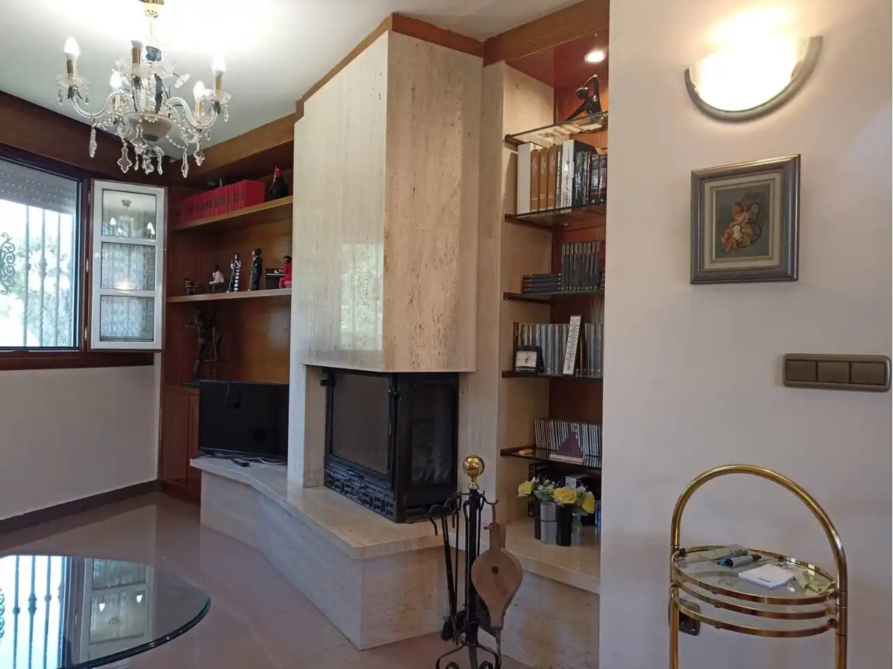 Sala de estar de Casa o chalet en venta en Cogollos con Calefacción, Jardín privado y Terraza