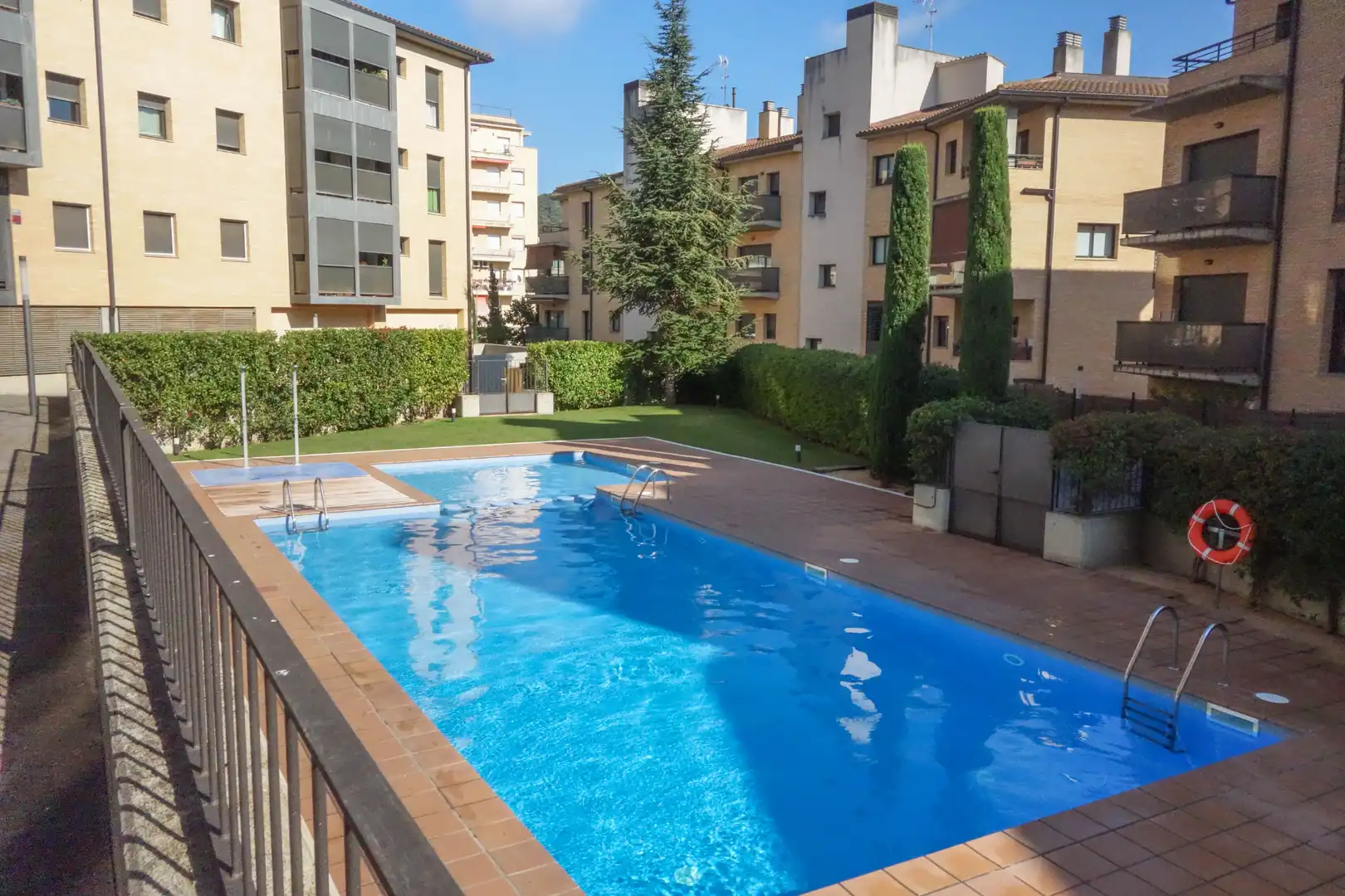 Piscina de Piso en venta en Sant Cebrià de Vallalta con Calefacción, Parquet y Terraza