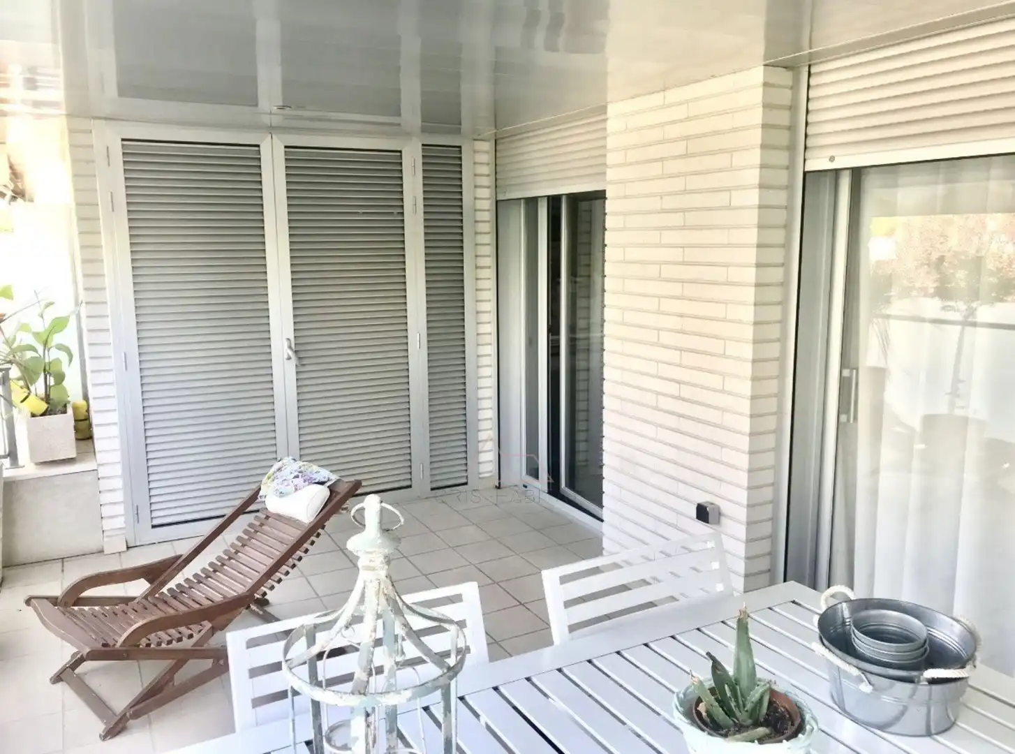 Balcony of Houses for sale in Lleida  with Air Conditioner, Parquet flooring and Terrace