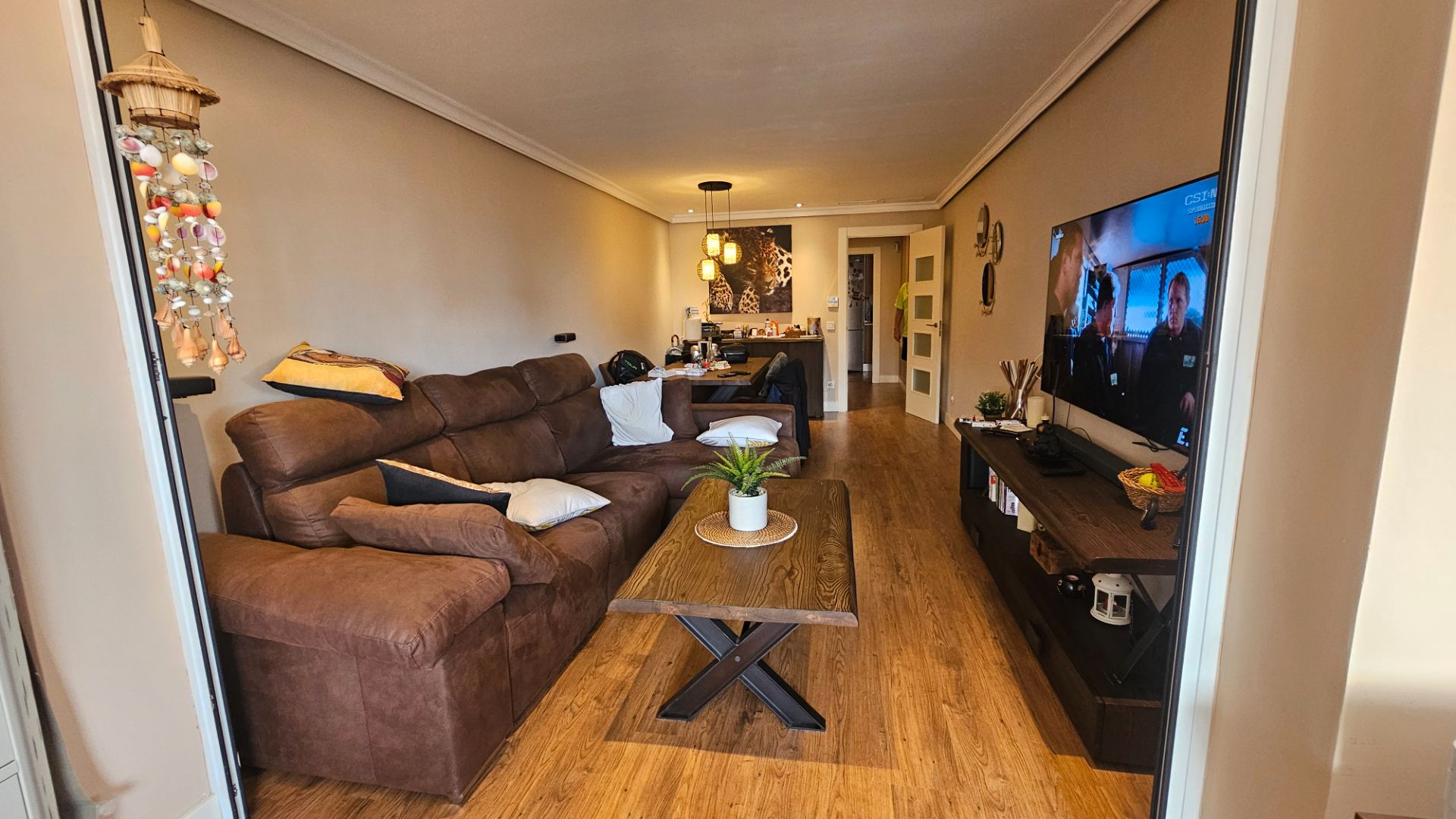 Sala d'estar de Pis en venda en Fuengirola amb Aire condicionat, Terrassa i Moblat