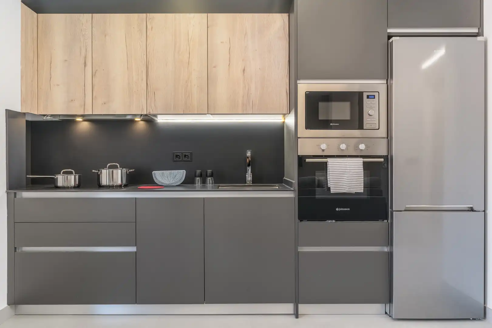 Kitchen of Flat for rent in Granada  with Air Conditioner, Heating and Furnished