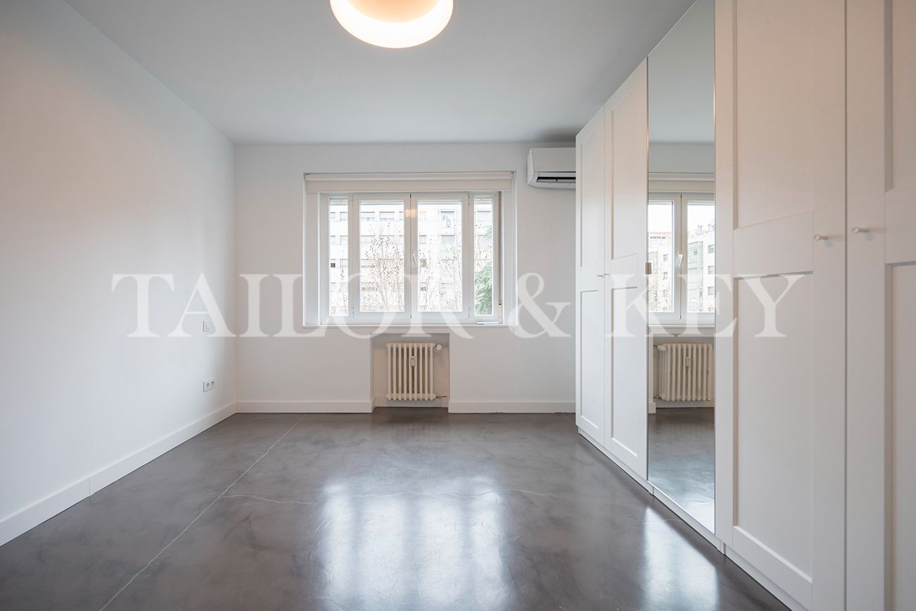 Bedroom of Flat to rent in  Madrid Capital  with Air Conditioner, Heating and Terrace