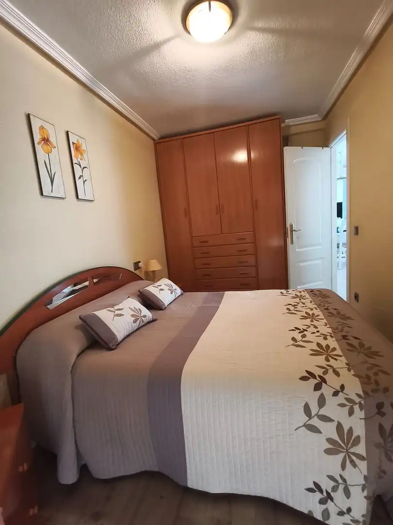 Bedroom of Flat for rent in Benidorm  with Air Conditioner, Terrace and Furnished