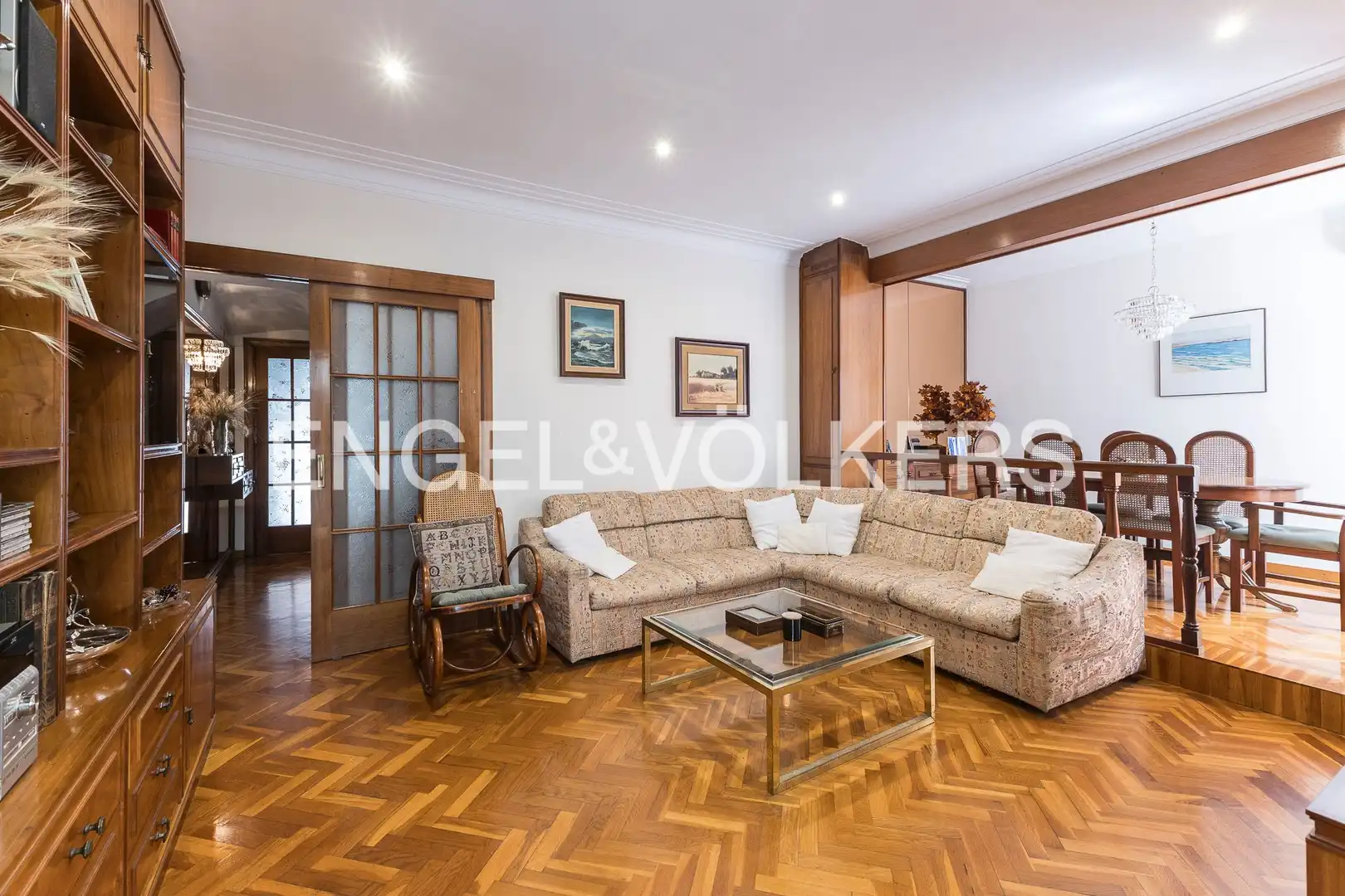 Sala d'estar de Casa o xalet en venda en Barcelona amb Aire condicionat, Calefacció i Terrassa