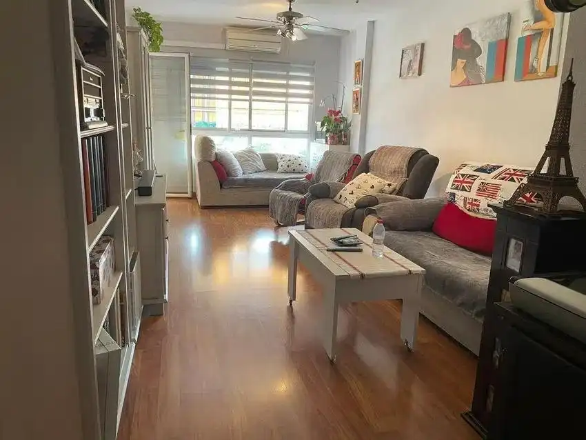 Living room of Flat for sale in Alicante / Alacant  with Air Conditioner, Heating and Parquet flooring