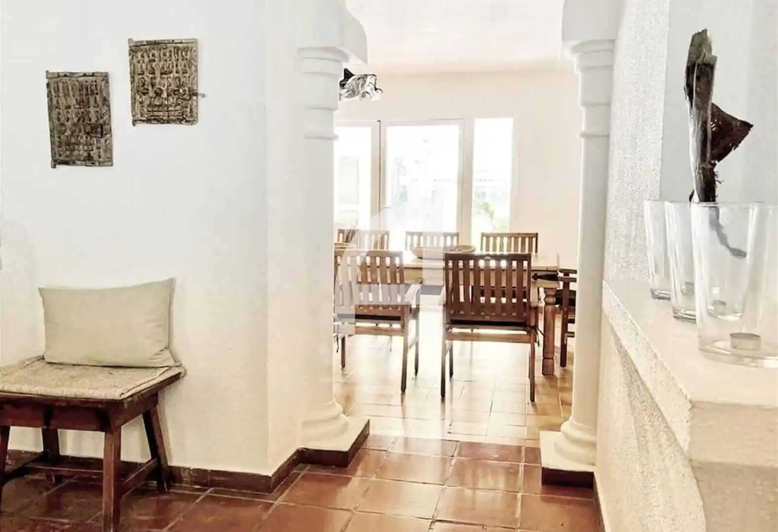 Comedor de Casa o chalet de alquiler en Mijas con Aire acondicionado, Calefacción y Terraza