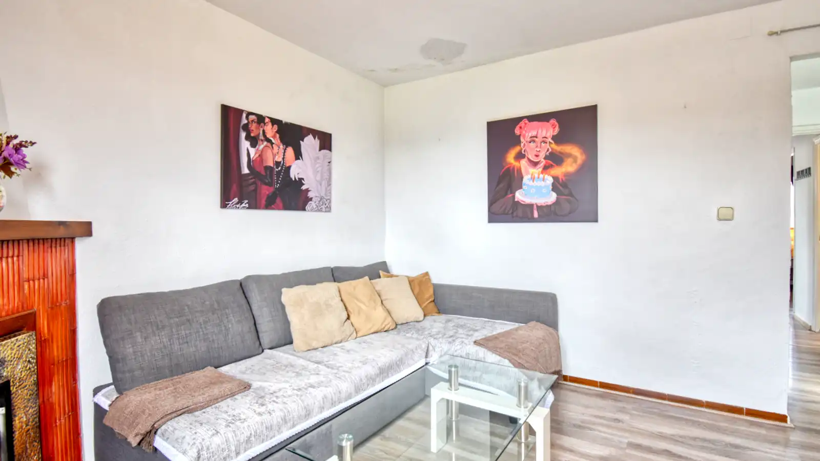Wohnzimmer von Haus oder Chalet zum Verkauf in Gandia mit Klimaanlage, Heizung und Privatgarten