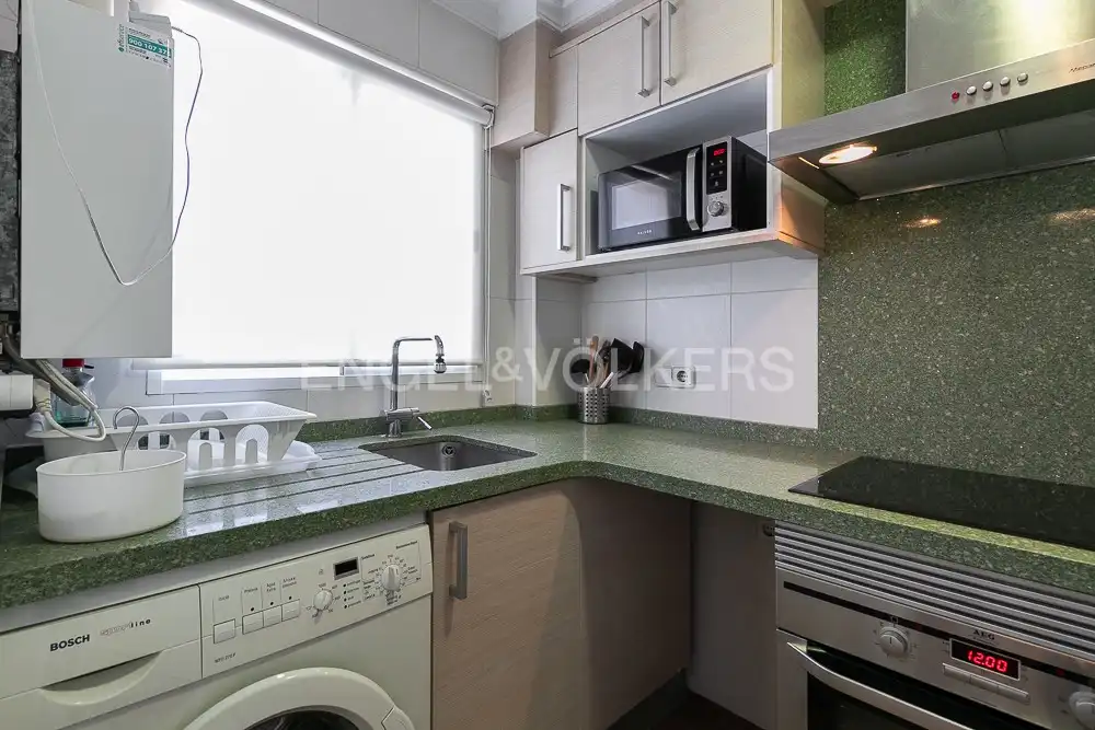 Cuina de Pis de lloguer en Valencia amb Aire condicionat, Calefacció i Parquet