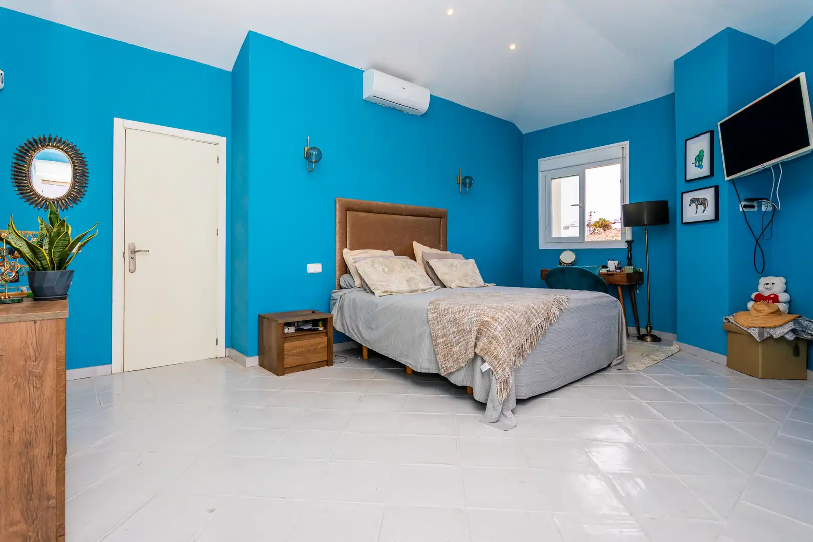 Bedroom of Houses for sale in Mijas  with Air Conditioner, Private garden and Terrace