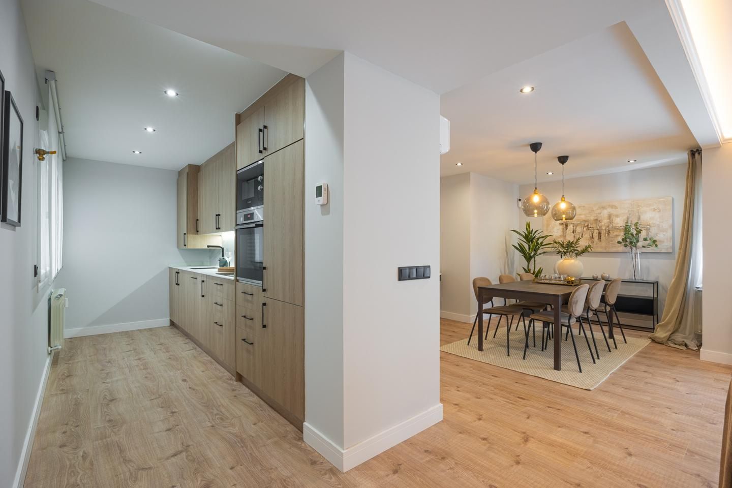 Kitchen of Flat to rent in  Madrid Capital  with Air Conditioner, Furnished and Pets allowed
