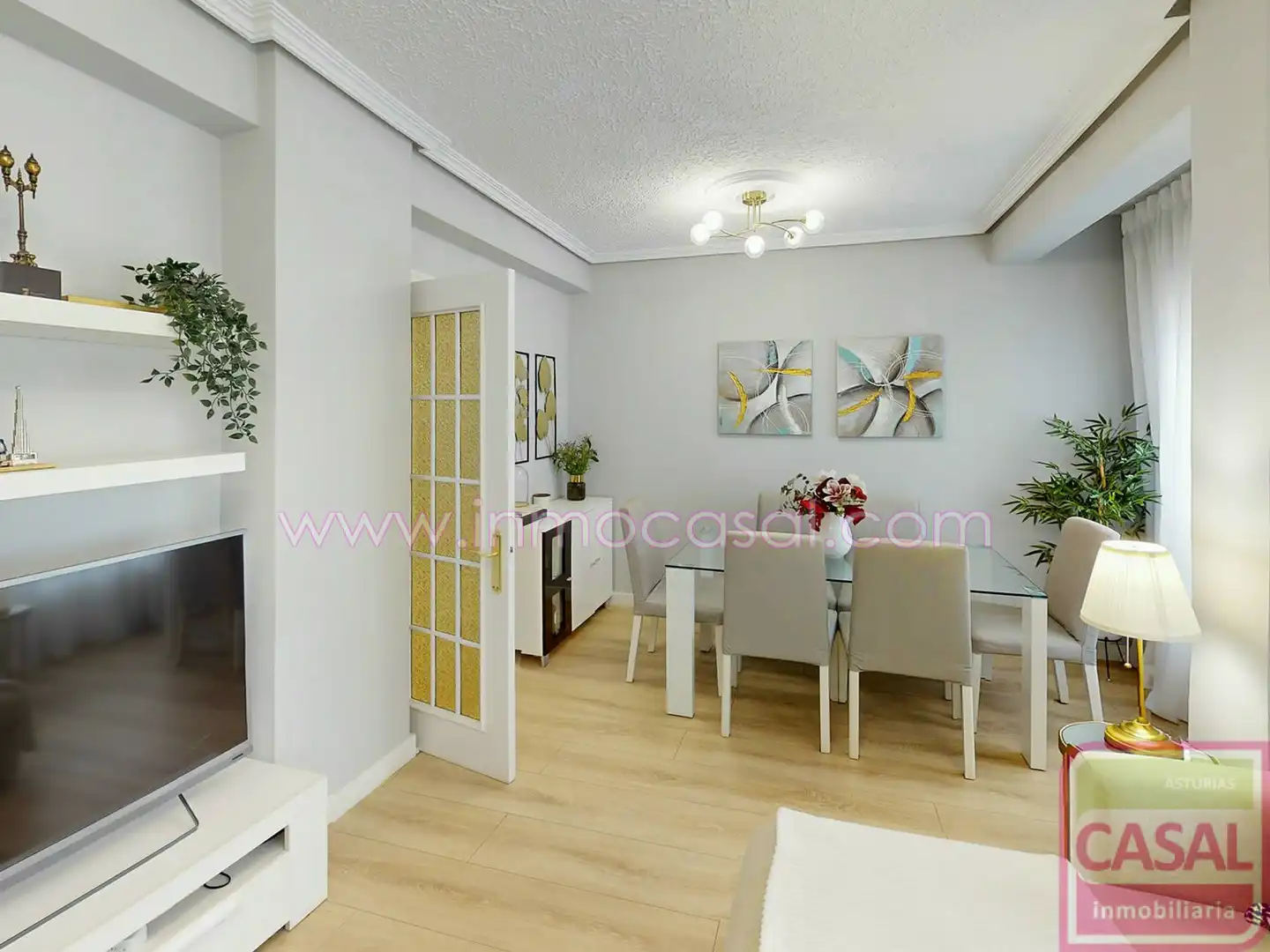 Esszimmer von Wohnung zum Verkauf in Oviedo  mit Heizung und Möbliert