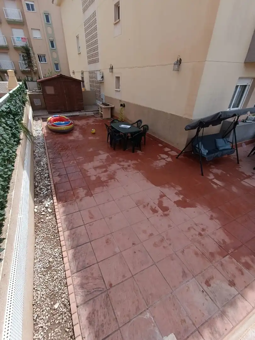 Terrassa de Apartament de lloguer en La Manga del Mar Menor amb Aire condicionat, Calefacció i Terrassa