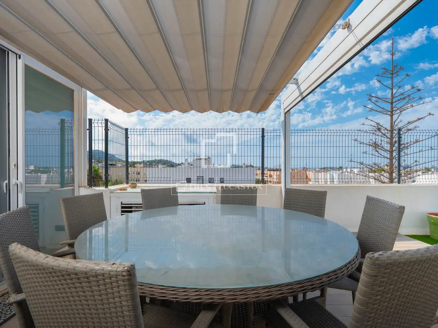 Terrace of Flat for sale in Santa Eulària des Riu  with Air Conditioner and Furnished