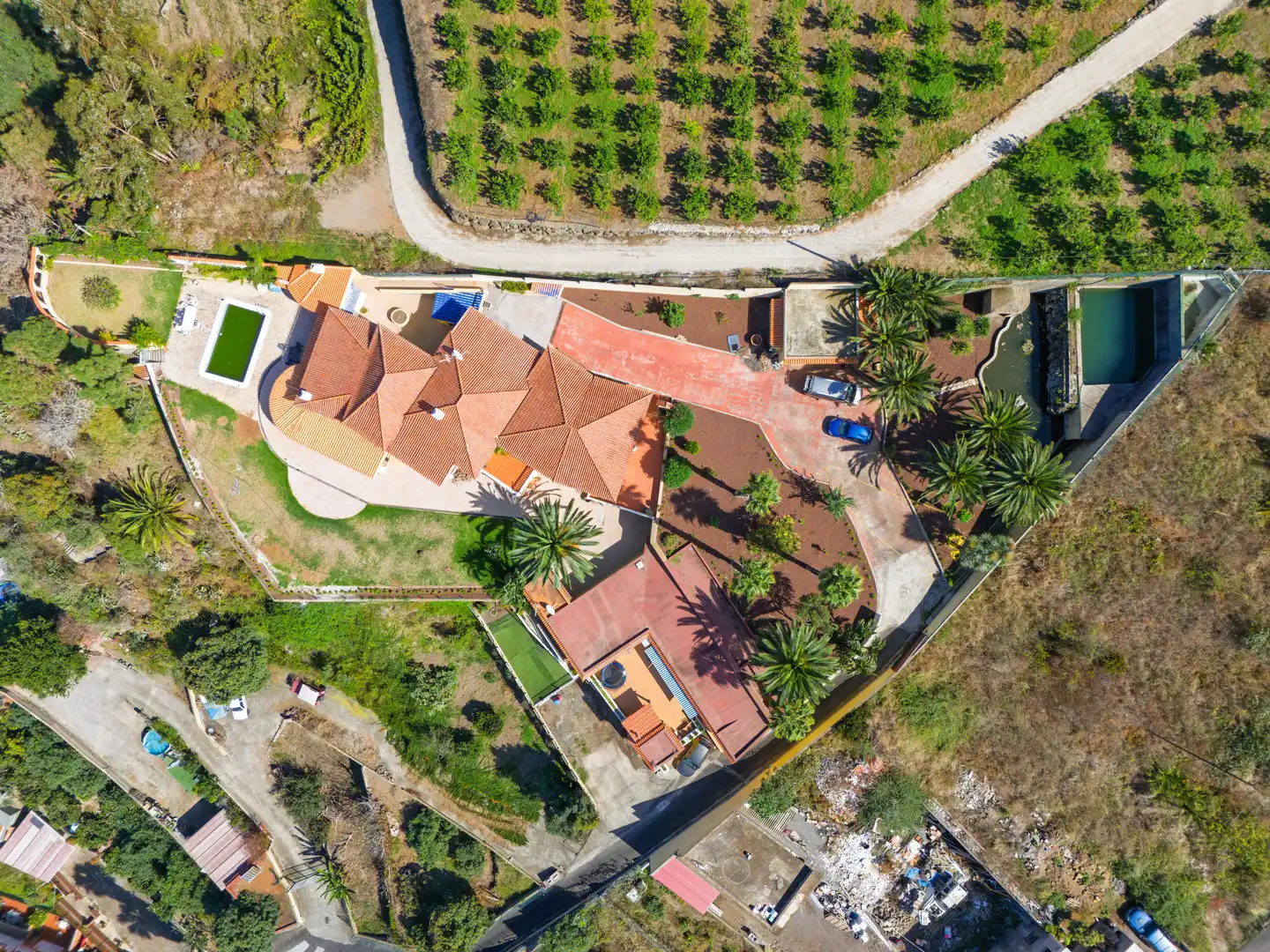 Vista exterior de Casa o xalet en venda en Los Realejos amb Jardí privat, Terrassa i Traster