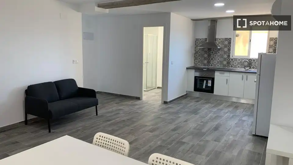 Wohnzimmer von Wohnung zur Miete in Serra mit Klimaanlage, Heizung und Möbliert