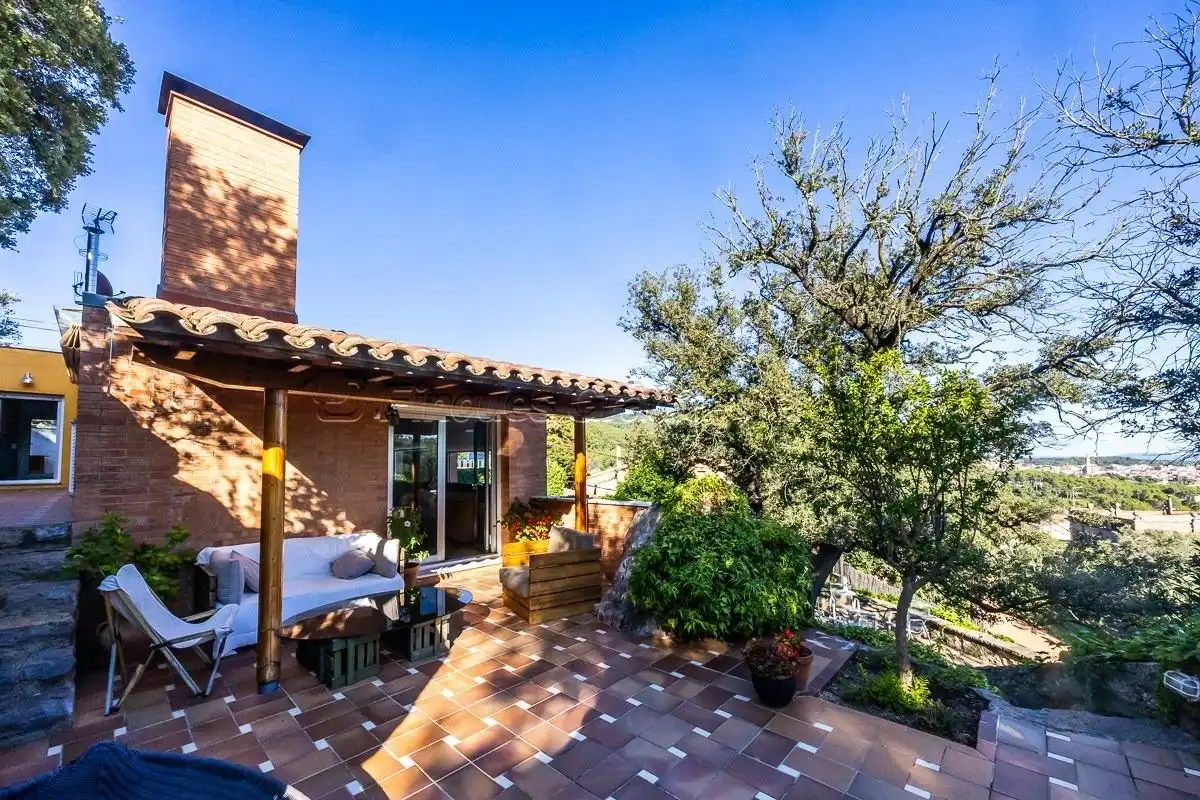 Terrassa de Casa o xalet en venda en Castellar del Vallès amb Calefacció, Jardí privat i Terrassa