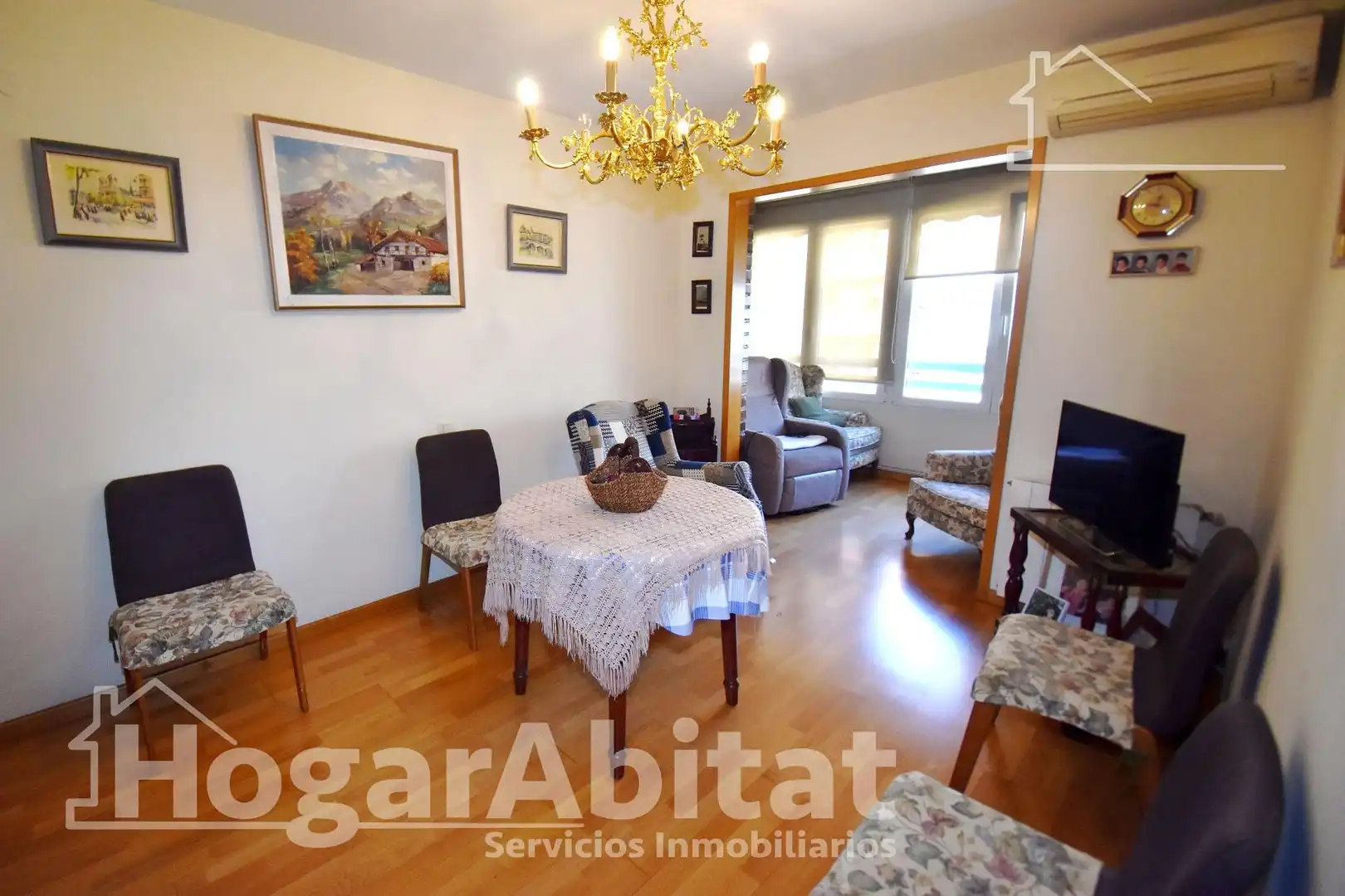 Sala de estar de Piso en venta en Valencia con Aire acondicionado, Calefacción y Terraza