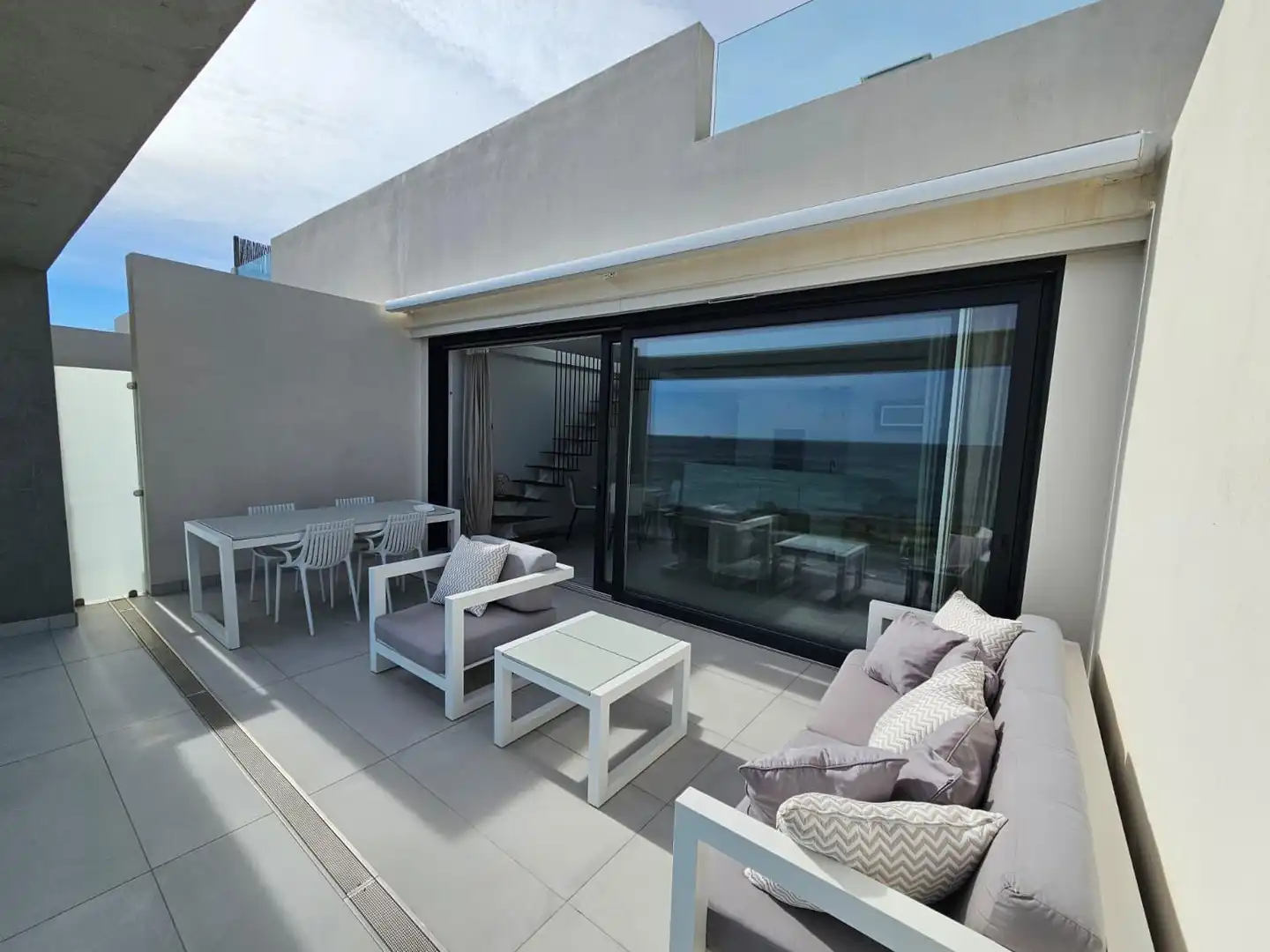 Terraza de Ático de alquiler en Jávea / Xàbia con Aire acondicionado, Calefacción y Jardín privado