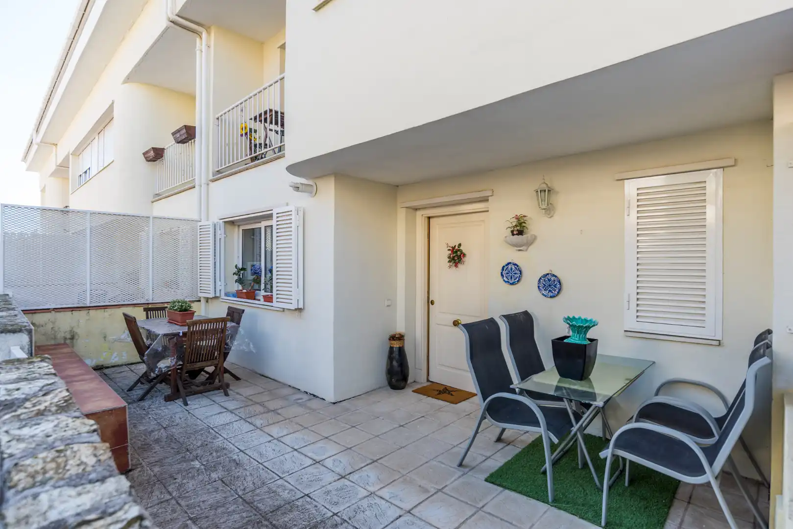 Terrassa de Casa adosada en venda en San Agustín del Guadalix amb Aire condicionat, Calefacció i Jardí privat