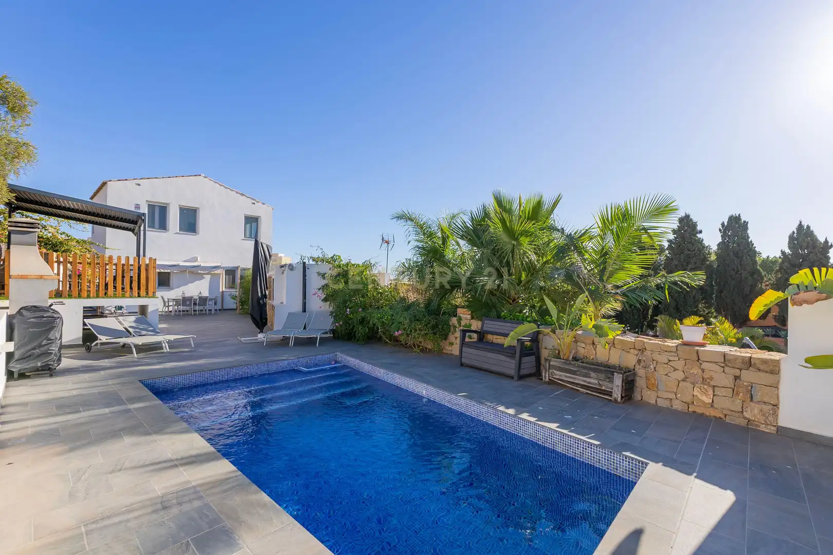 Swimming pool of Houses for sale in Calpe / Calp  with Furnished, Internet and Alarm