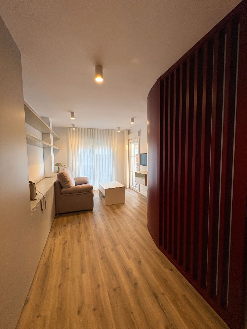 Living room of Flat for rent in Málaga Capital  with Air Conditioner, Terrace and Furnished