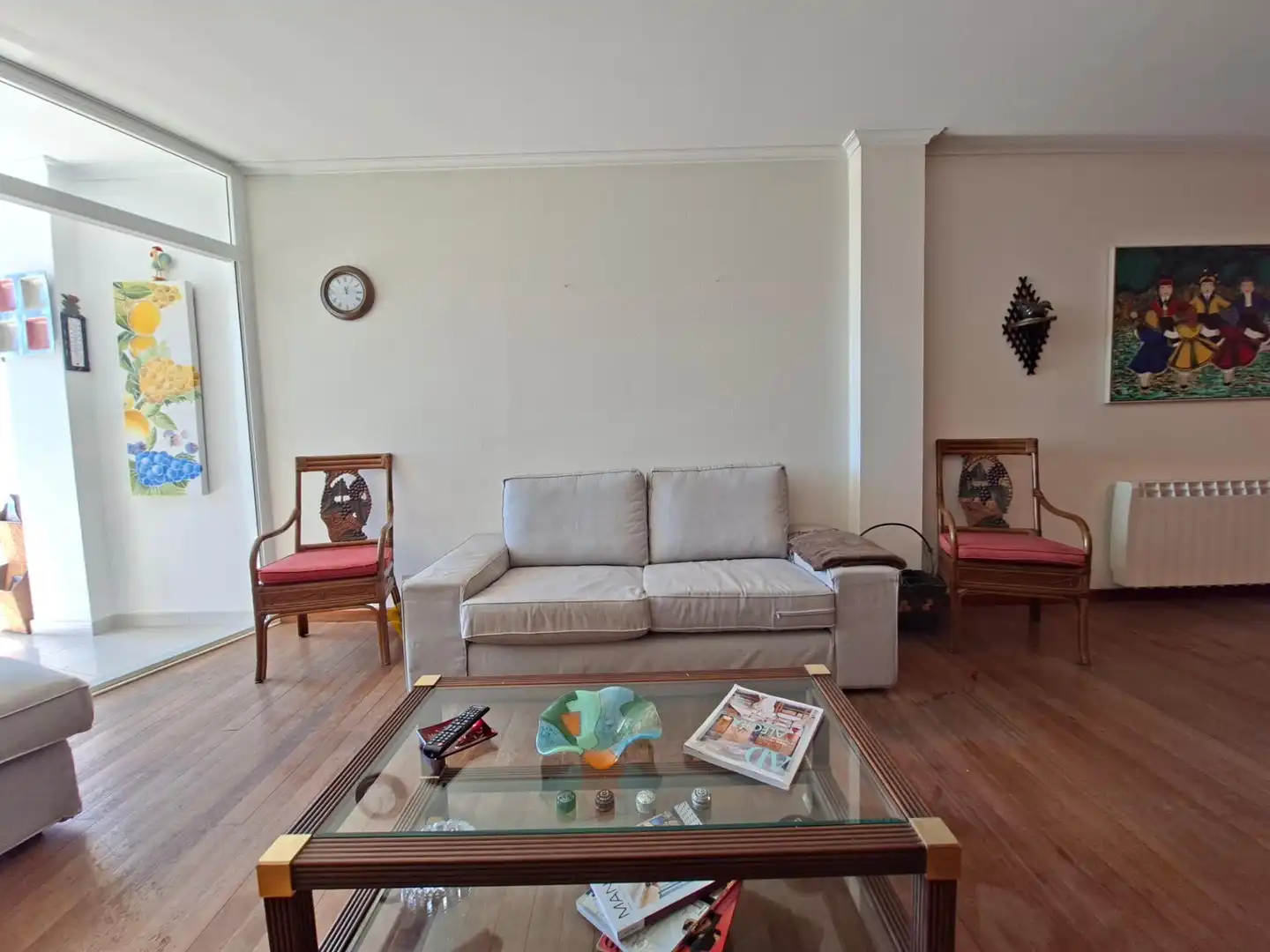 Sala d'estar de Pis en venda en Sanxenxo amb Calefacció i Moblat