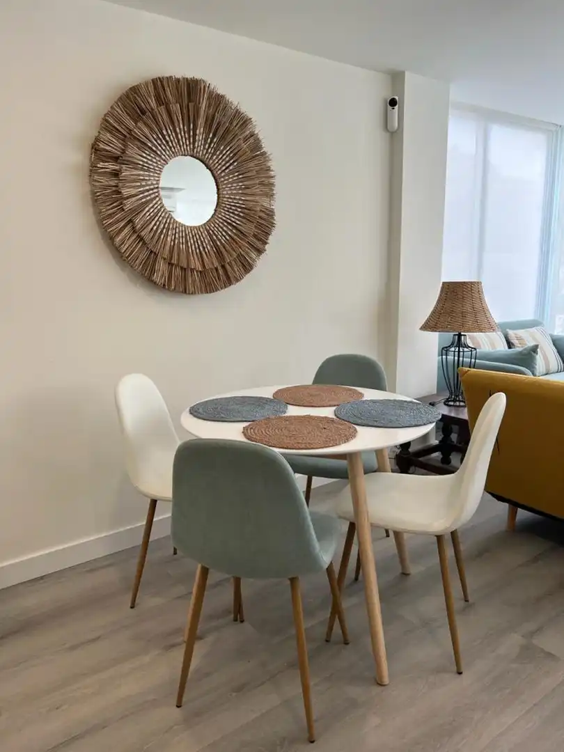 Esszimmer von Wohnungen zur Miete in Estepona mit Klimaanlage, Terrasse und Schwimmbad