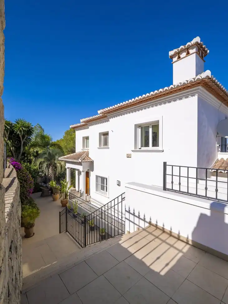 Exterior view of Houses for sale in Jávea / Xàbia  with Private garden, Terrace and Swimming Pool