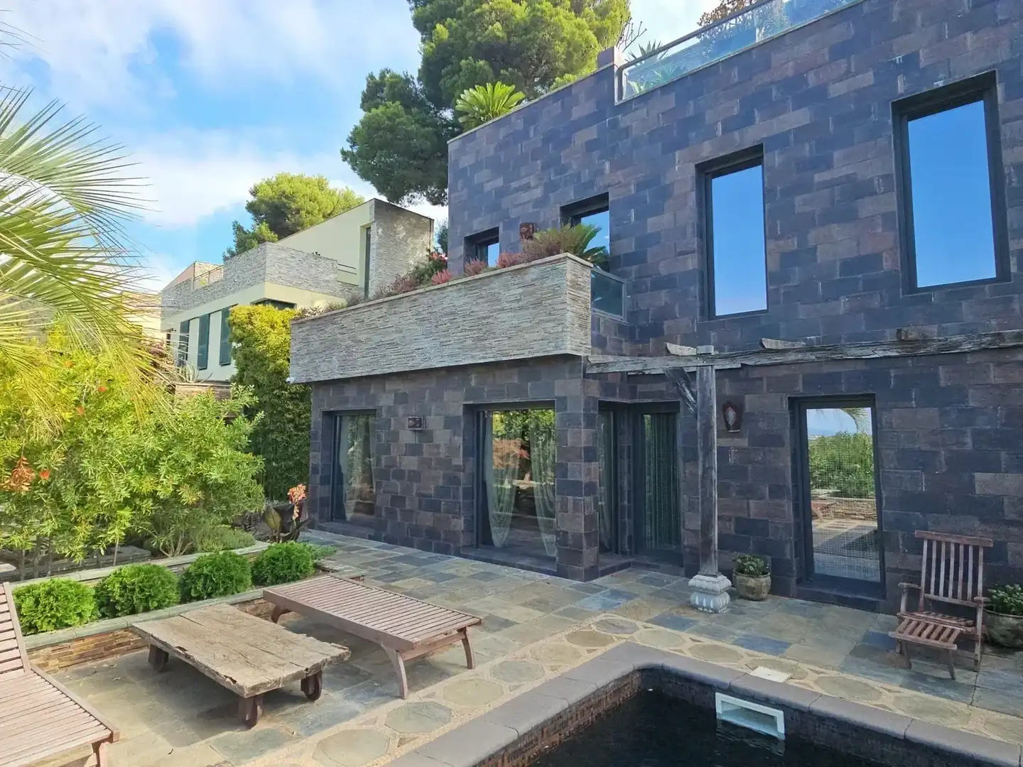 Vista exterior de Casa o chalet en venta en Lloret de Mar con Aire acondicionado, Jardín privado y Terraza