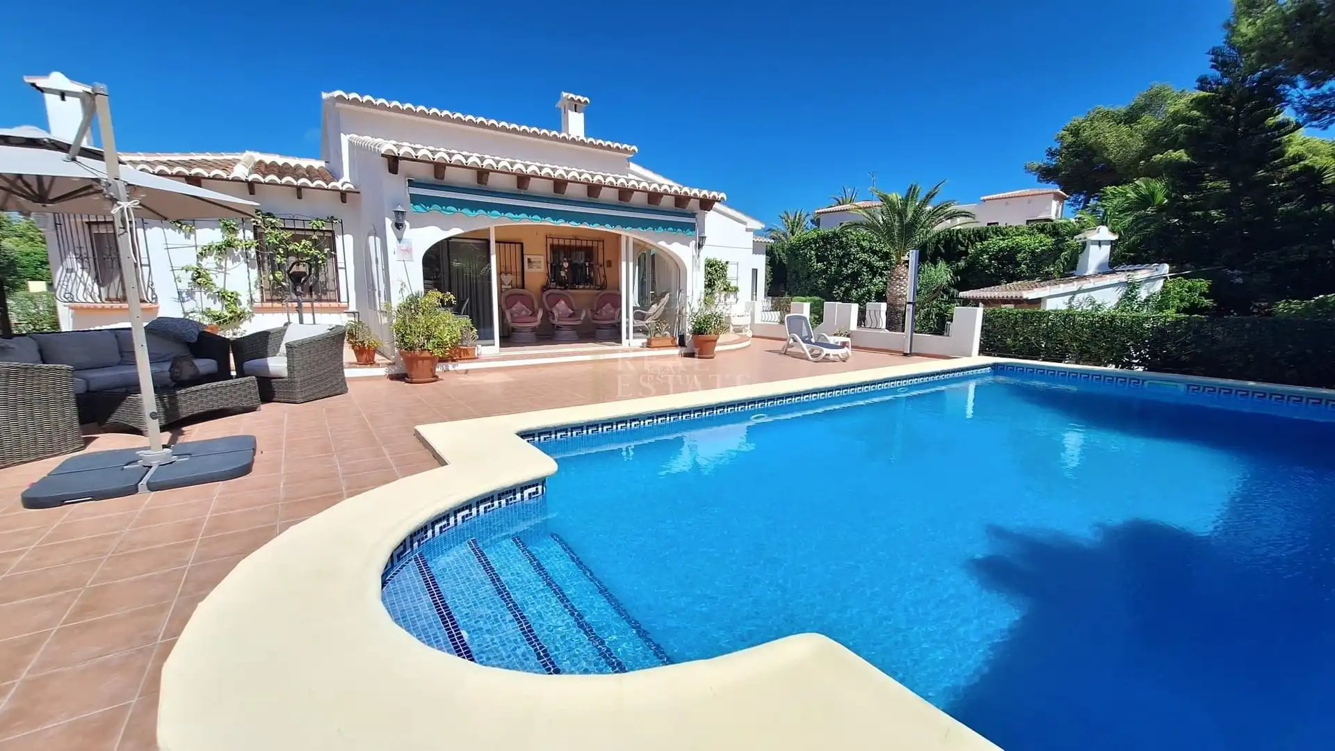 Vista exterior de Casa o chalet en venta en Jávea / Xàbia con Aire acondicionado, Calefacción y Terraza