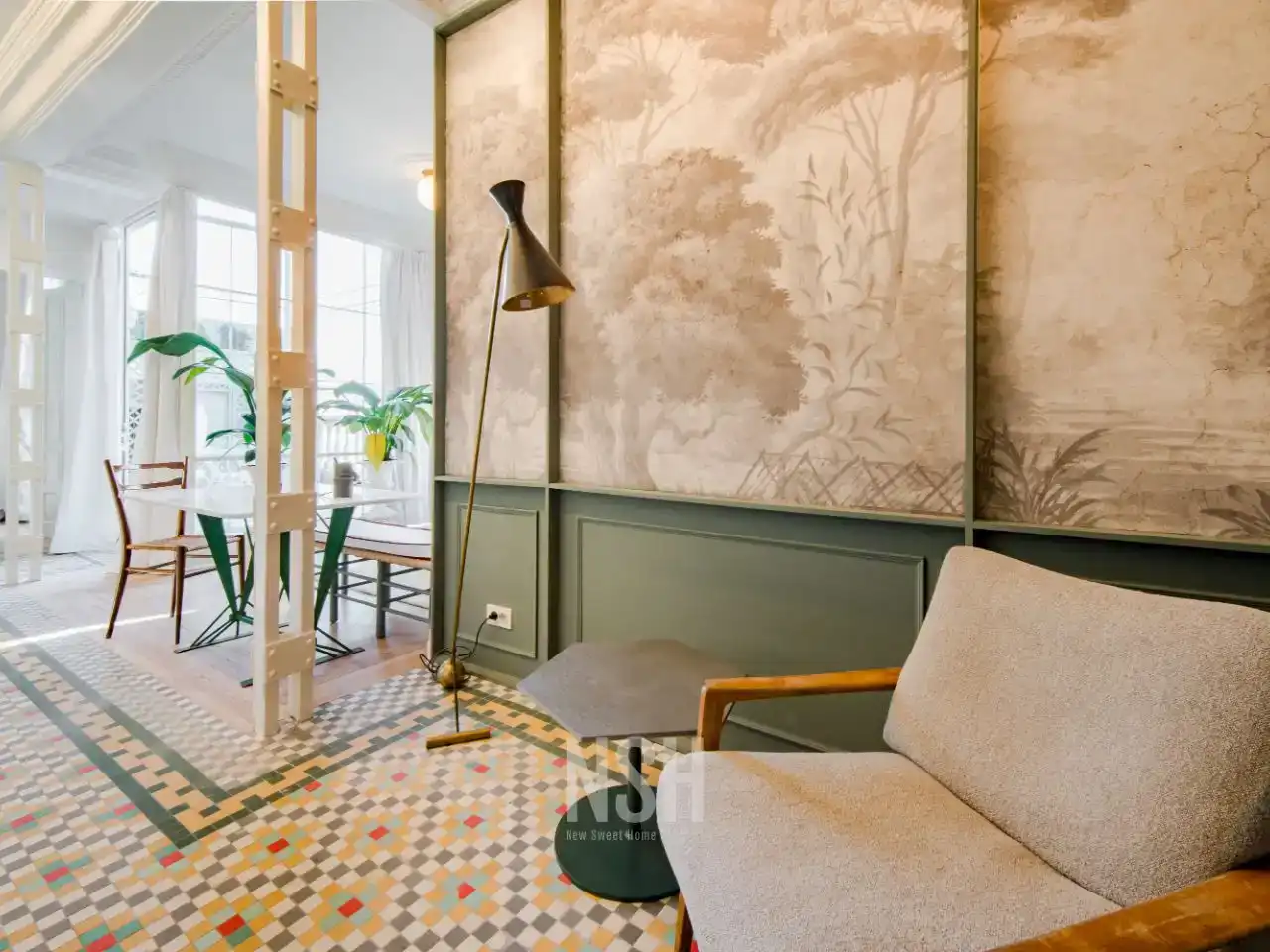 Living room of Flat for sale in  Madrid Capital  with Air Conditioner and Terrace