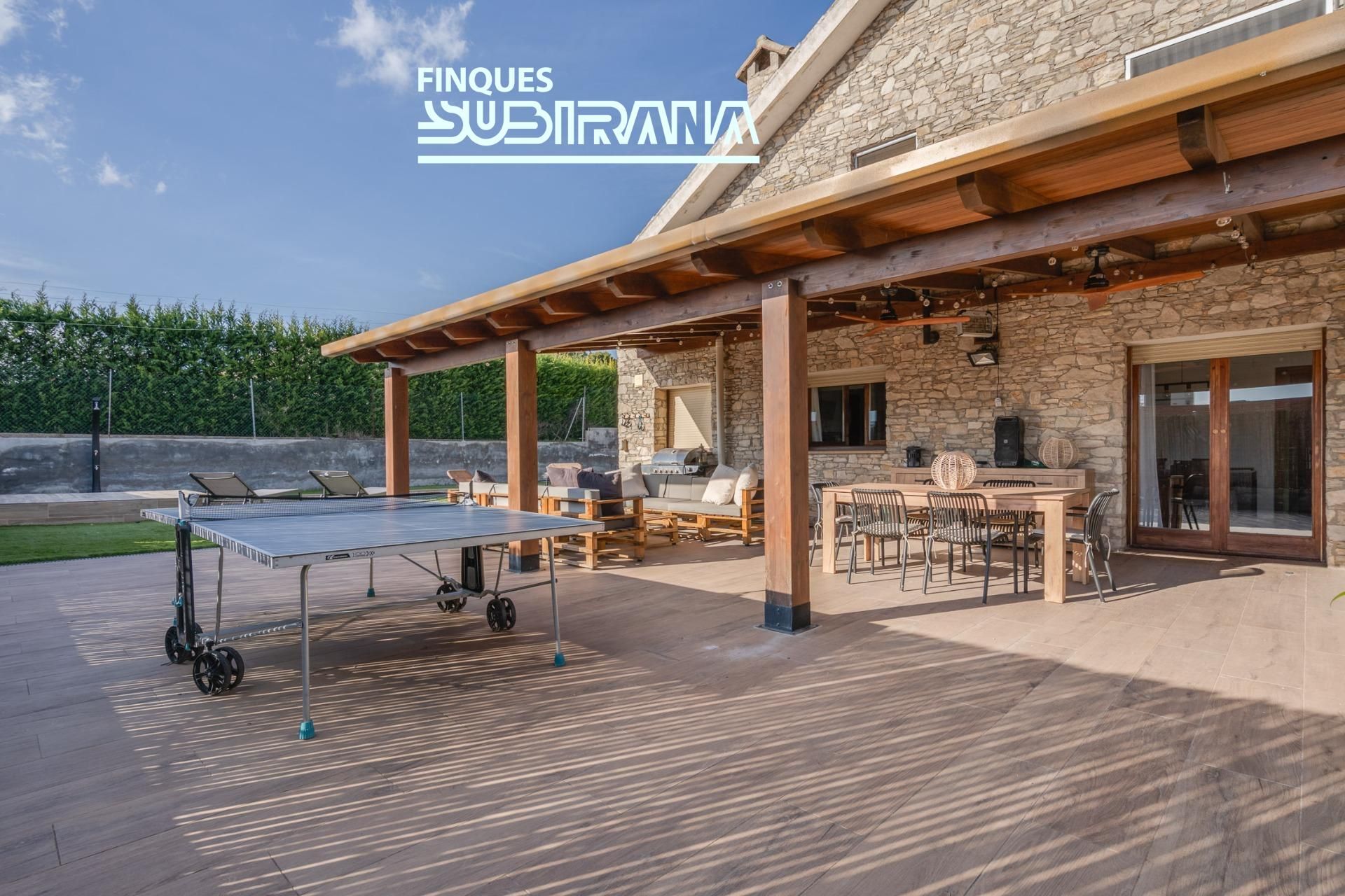 Terraza de Casa o chalet en venta en Igualada con Aire acondicionado, Calefacción y Jardín privado