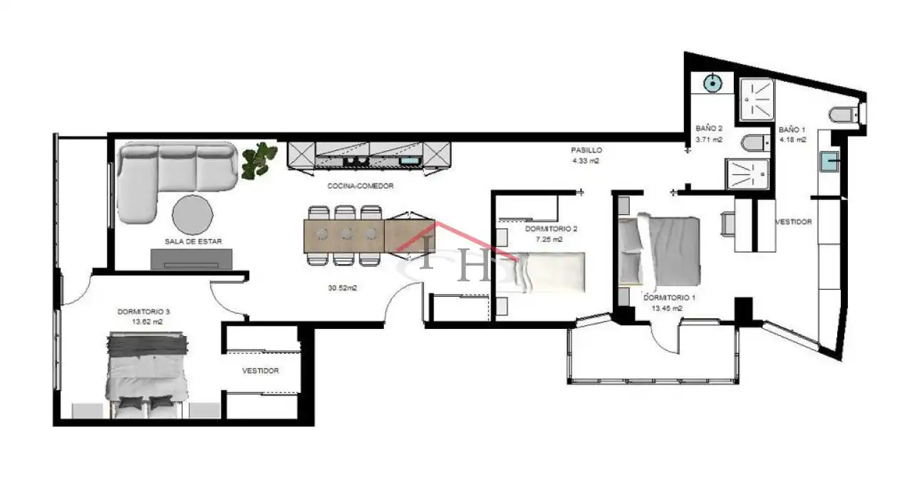 Flat for sale in León Capital   with Heating, Parquet flooring and Terrace