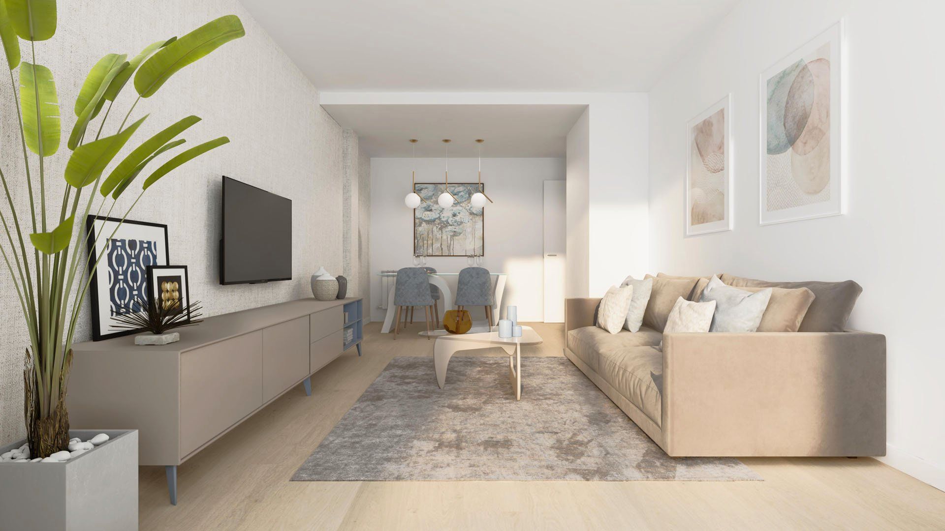 Living room of Flat for sale in Pontevedra Capital 