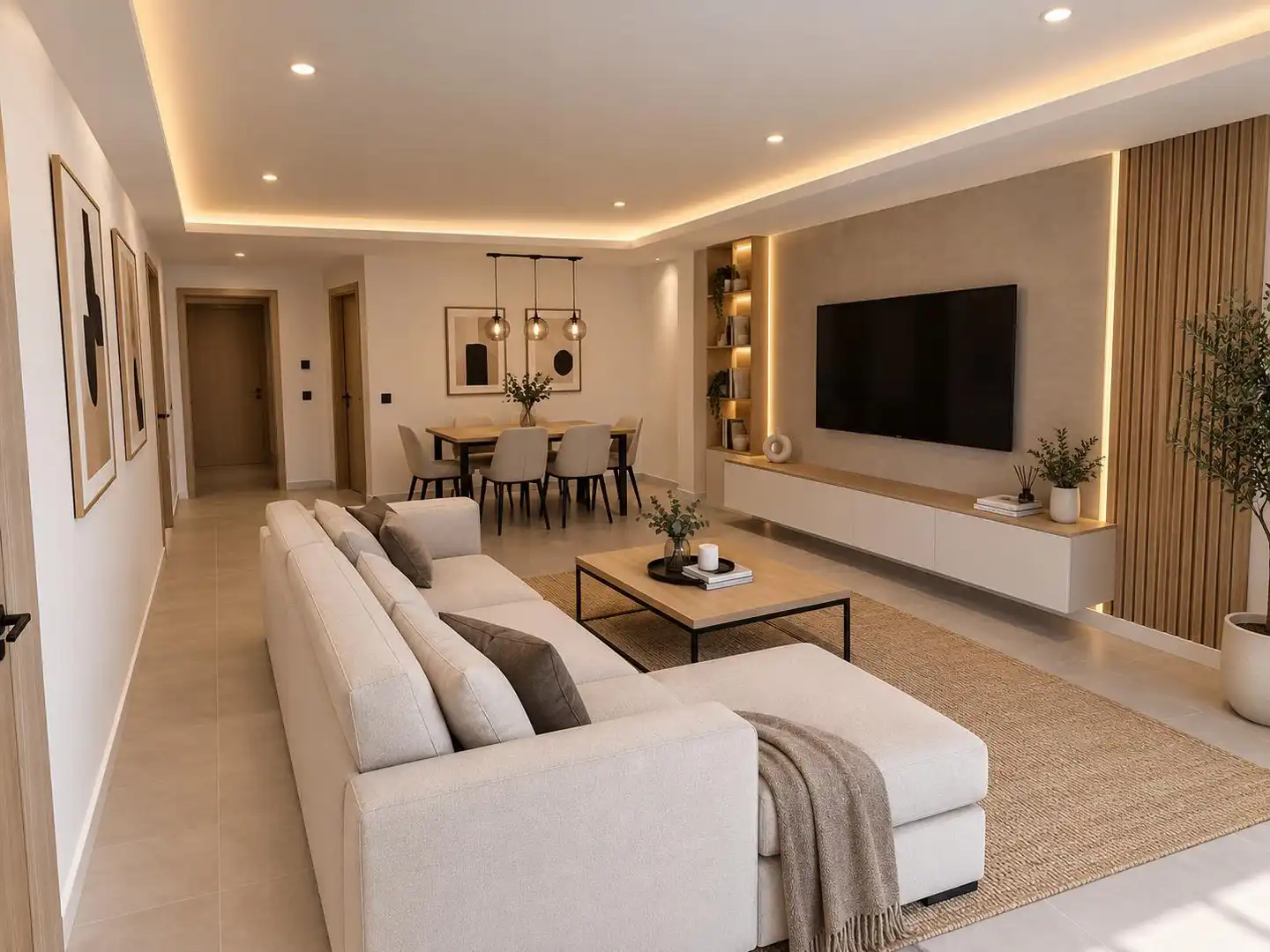 Sala de estar de Estudio en venta en Corralejo