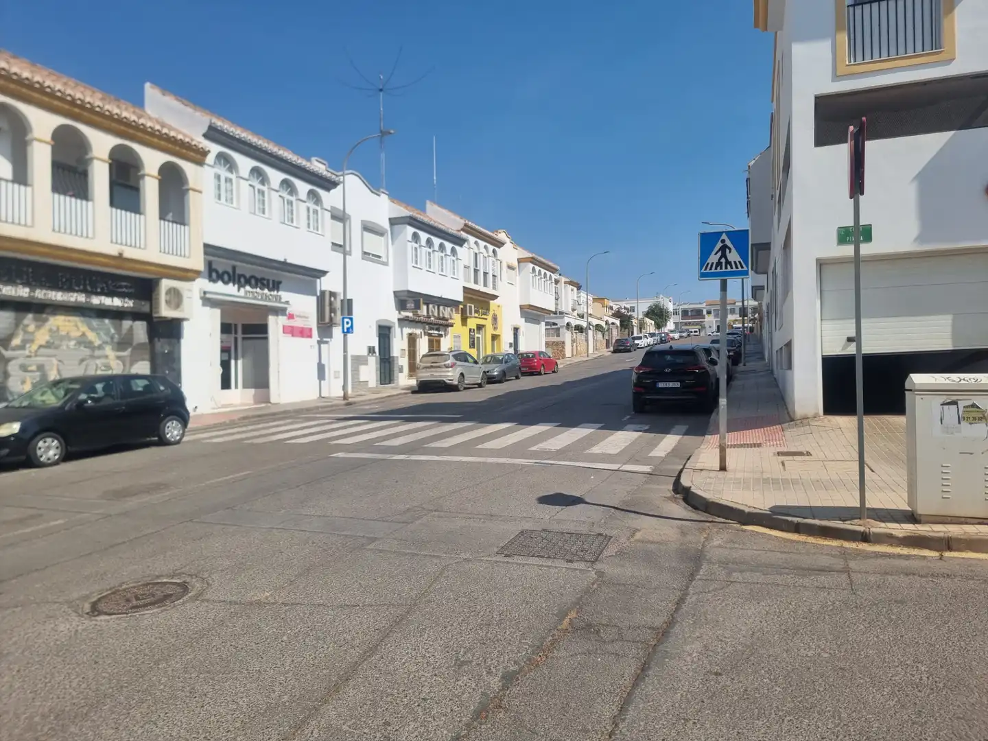 Vista exterior de Garatge en venda en Huércal de Almería