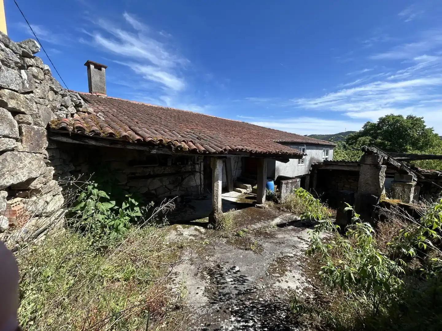 Vista exterior de Finca rústica en venda en Ourense Capital  amb Jardí privat