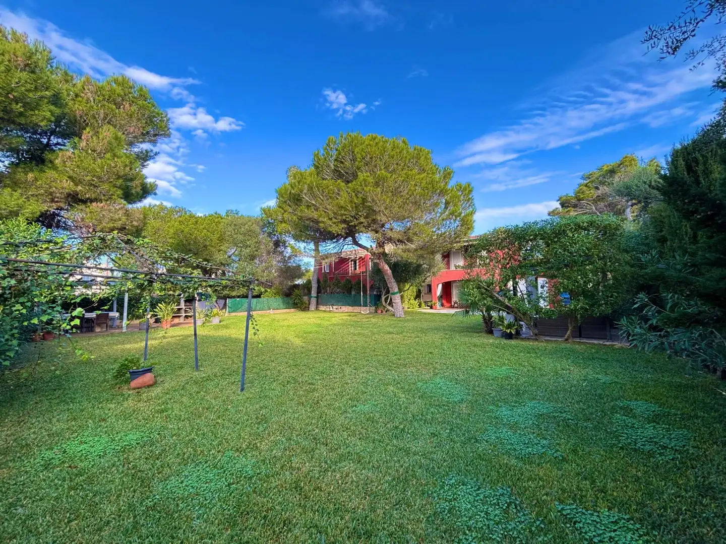 Garten von Einfamilien-Reihenhaus zum Verkauf in Llucmajor mit Heizung, Privatgarten und Terrasse
