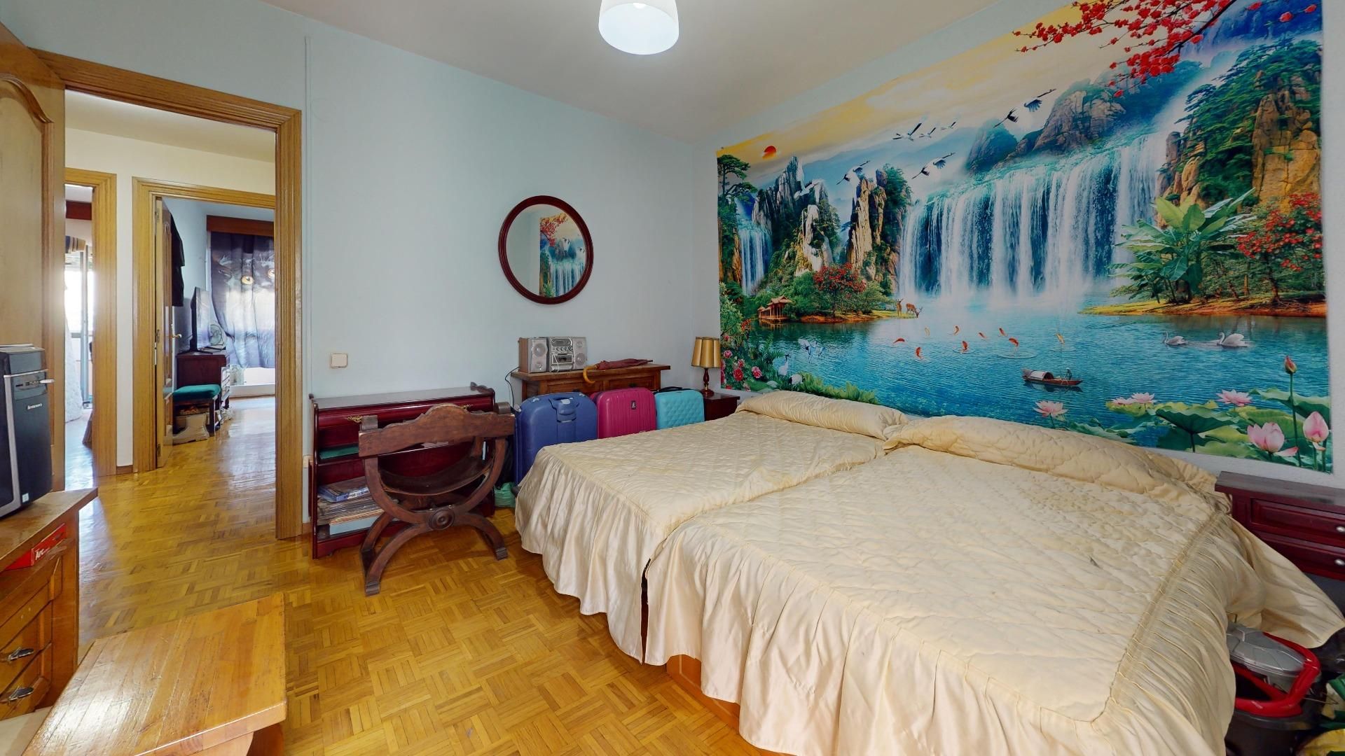 Bedroom of Flat for sale in Segovia Capital  with Heating and Balcony
