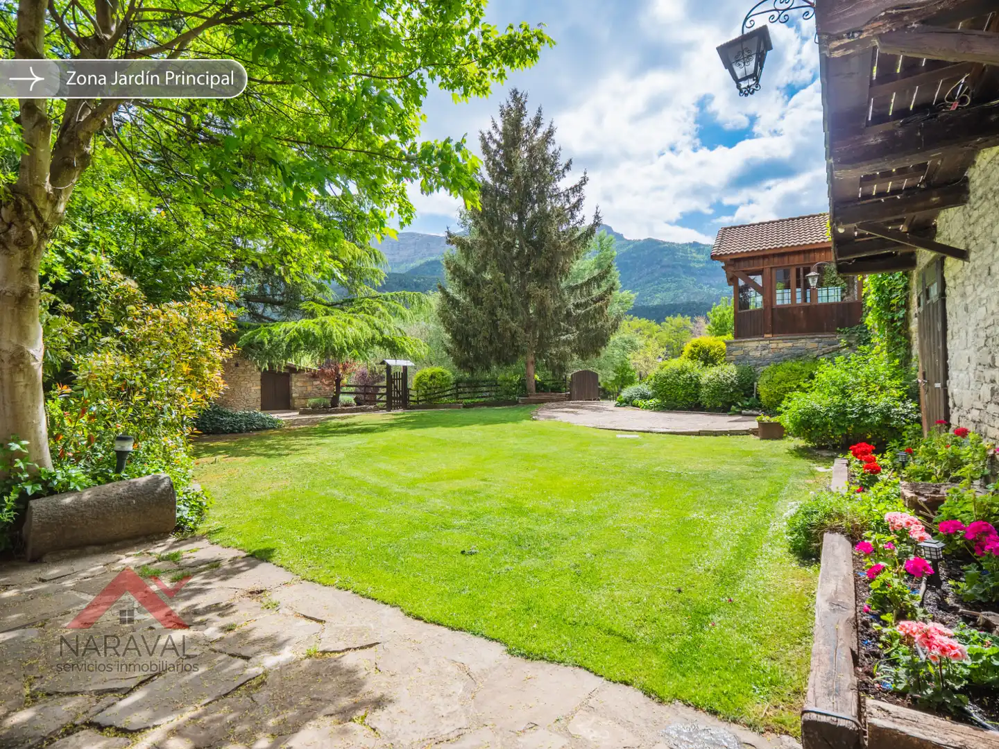 Jardín de Casa o chalet en venta en Fiscal con Aire acondicionado, Calefacción y Jardín privado