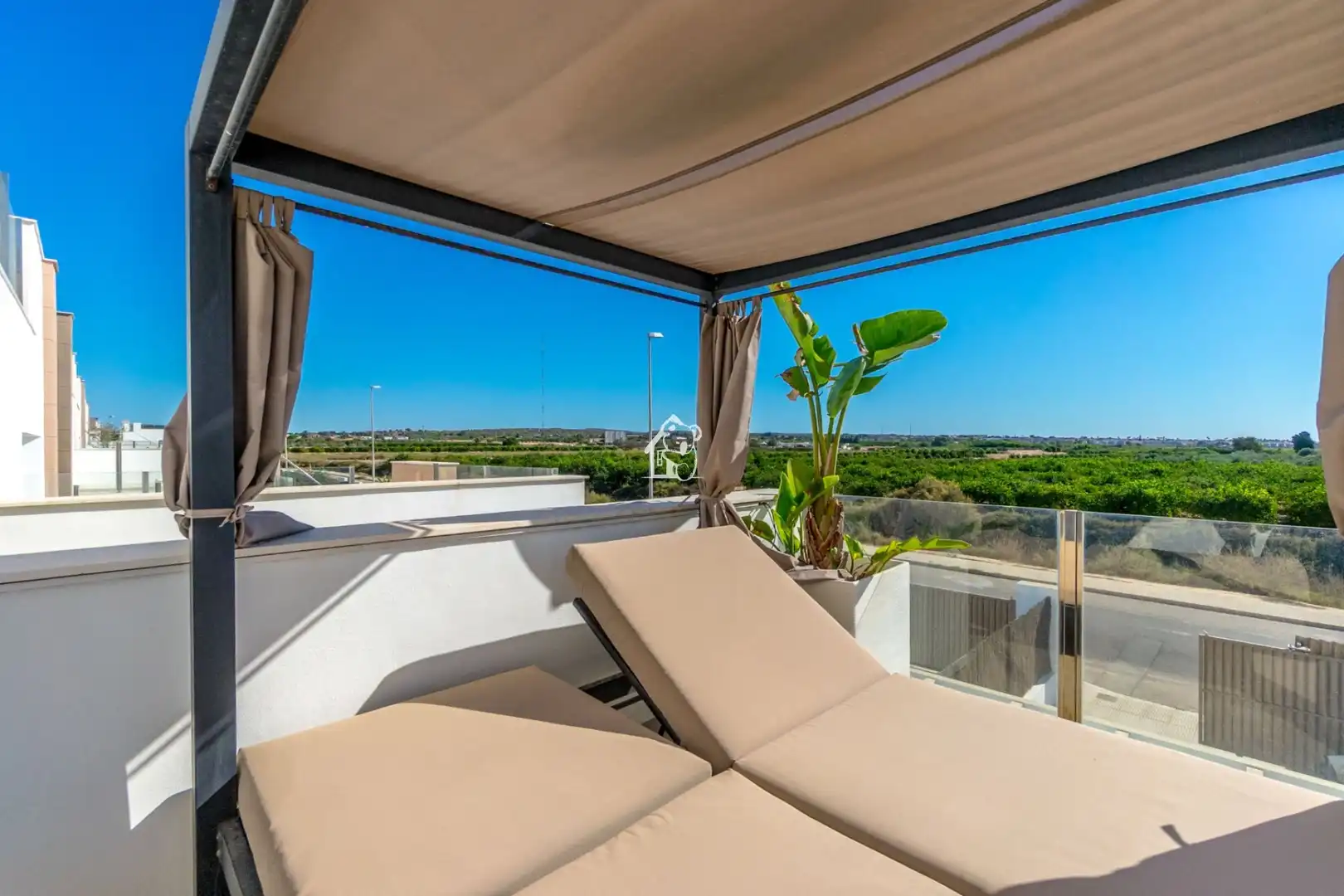 Terraza de Casa o chalet de alquiler en Guardamar del Segura con Aire acondicionado, Jardín privado y Terraza