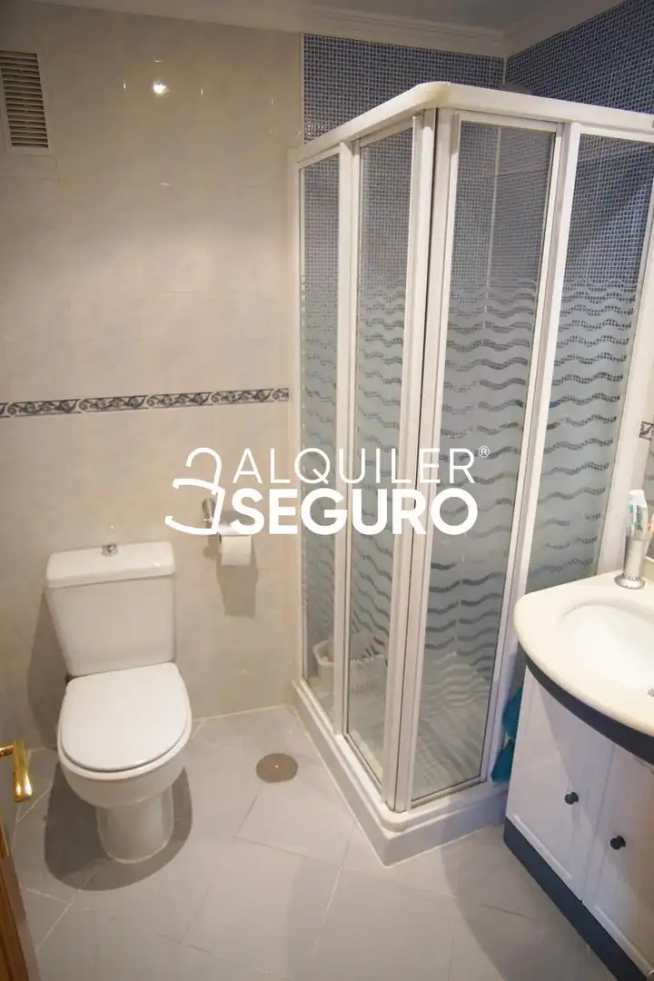 Baño de Piso de alquiler en Valladolid con Calefacción y Amueblado